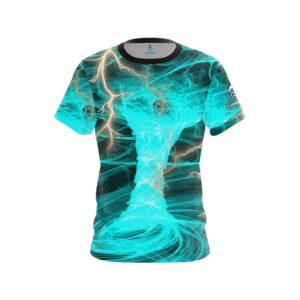 Electrical Tornado Teal CoolWick Bowling Jersey