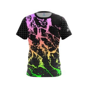 Rainbow Geometric Graffiti CoolWick Bowling Jersey