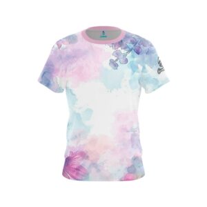 Watercolor Pastel Leaves CoolWick Bowling Jersey