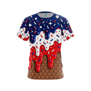 Star Spangled Cone CoolWick Bowling Jersey