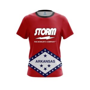 Arkansas Flag CoolWick Bowling Jersey