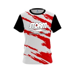 Athlete Bolt Red CoolWick Bowling Jersey