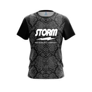 Snake Skin Black CoolWick Bowling Jersey