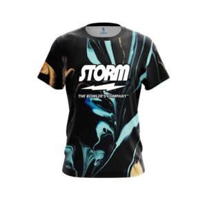 Blue and Gold Resin CoolWick Bowling Jersey