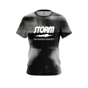 Canvas Black CoolWick Bowling Jersey