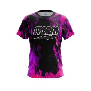 Pink Flame CoolWick Bowling Jersey