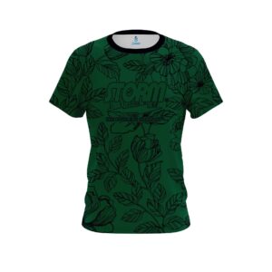 Jade Flower Tattoo CoolWick Bowling Jersey