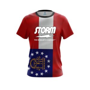 Georgia Flag CoolWick Bowling Jersey