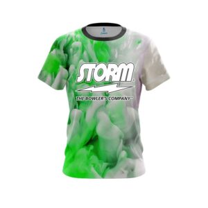 Green Clouds CoolWick Bowling Jersey