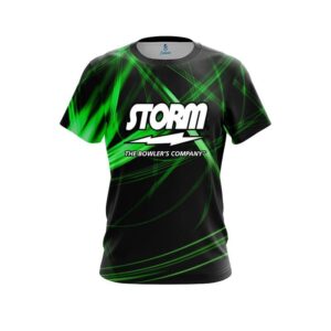 Green Spiral CoolWick Bowling Jersey