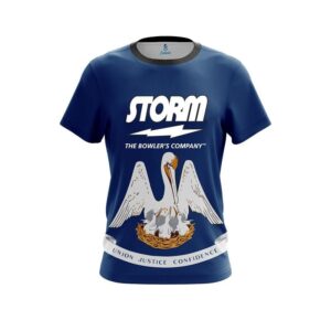 Louisiana Flag CoolWick Bowling Jersey