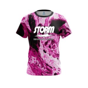 Marble Pink CoolWick Bowling Jersey