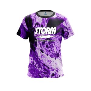 Marble Purple CoolWick Bowling Jersey