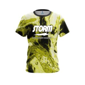 Marble Yellow CoolWick Bowling Jersey
