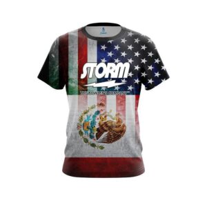USA Mexico Flag CoolWick Bowling Jersey