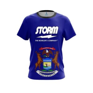 Michigan Flag CoolWick Bowling Jersey