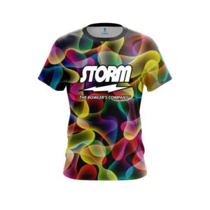 Multi Color Lava CoolWick Bowling Jersey