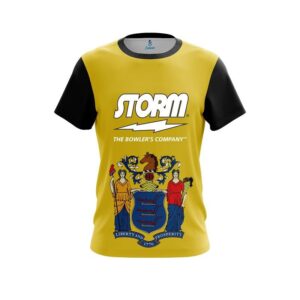 Storm New Jersey Flag CoolWick Bowling Jersey