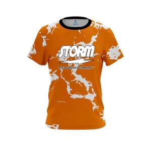 Orange Shock CoolWick Bowling Jersey