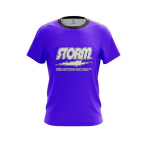 Plain Purple CoolWick Bowling Jersey