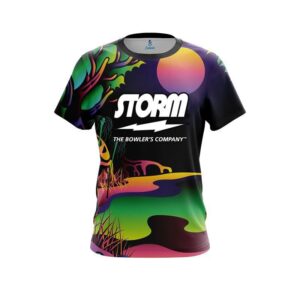 Psychedelic Lakeside CoolWick Bowling Jersey