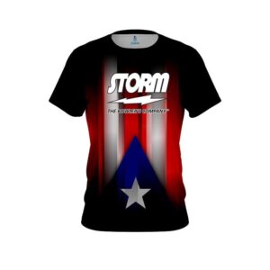 Puerto Rico Flag CoolWick Bowling Jersey