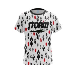 Puppy Love White CoolWick Bowling Jersey
