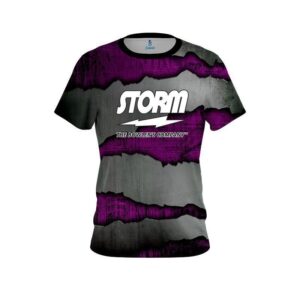 Purple Rigid Steel CoolWick Bowling Jersey