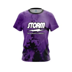 Purple Graffiti Grunge CoolWick Bowling Jersey