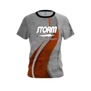 Rough Edges Orange CoolWick Bowling Jersey