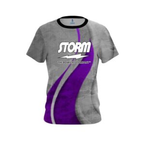 Rough Edges Purple CoolWick Bowling Jersey