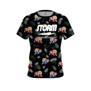 Sloths Christmas Time CoolWick Bowling Jersey