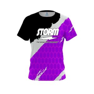 Split Power Purple CoolWick Bowling Jersey