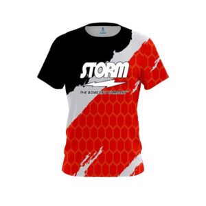 Split Power Red CoolWick Bowling Jersey