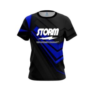 Steaming Dynamic Blue CoolWick Bowling Jersey