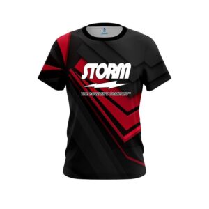 Steaming Dynamic Red CoolWick Bowling Jersey