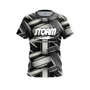 Striped Pattern CoolWick Bowling Jersey