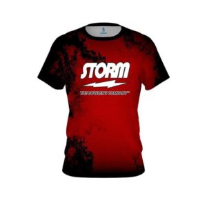 Toxic Rugged Smoke Red CoolWick Bowling Jersey