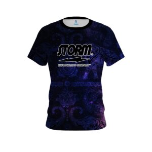 Tribal Elephants Galaxy CoolWick Bowling Jersey