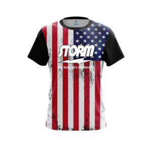 USA Flag CoolWick Bowling Jersey