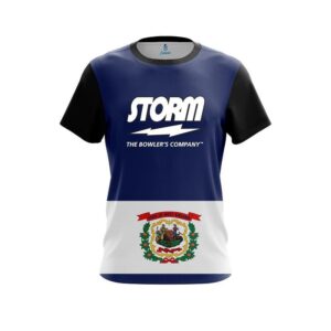 West Virginia Flag CoolWick Bowling Jersey