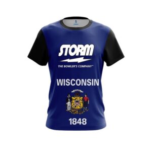 Wisconsin Flag CoolWick Bowling Jersey