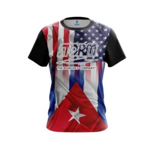USA Cuban Flag CoolWick Bowling Jersey