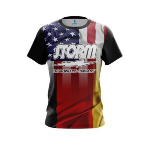 USA Germany Flag CoolWick Bowling Jersey