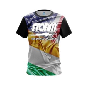 USA Ireland Flag CoolWick Bowling Jersey