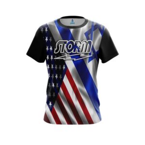 USA Israeli Flag CoolWick Bowling Jersey