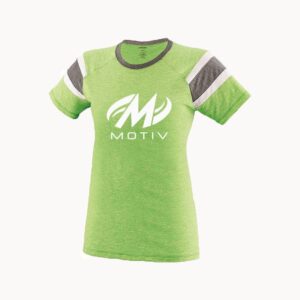 Motiv Women’s Hydra Lime White Bowling T-Shirt