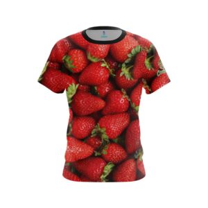 Strawberries CoolWick Bowling Jersey